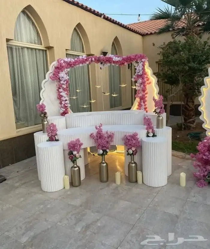 تاجير كراسي وطاوله تاجير جلسات شعبيه تنسيق ما يلزم الحفلات ت 3