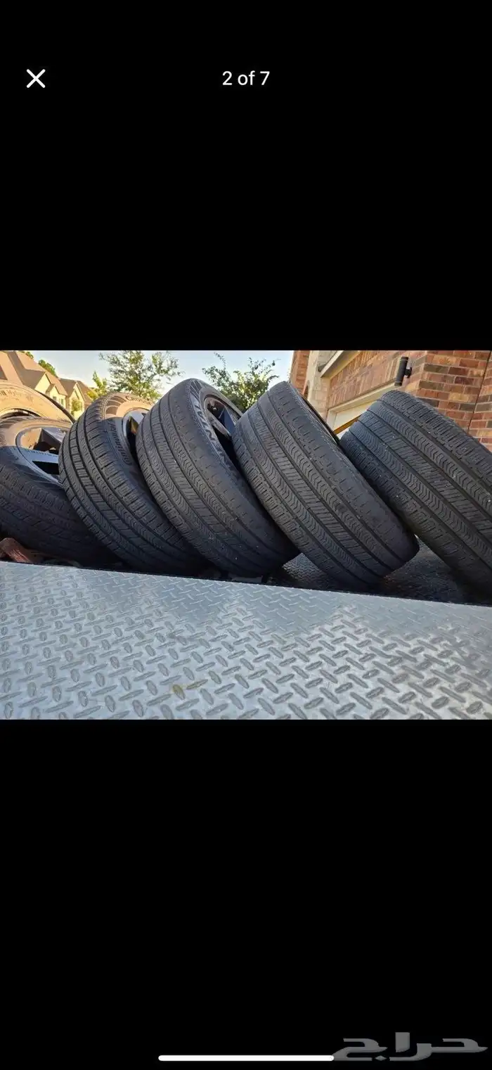 جنوط ديفندر مقاس 22 مع طقم كفرات نص عمر العدد 5 1