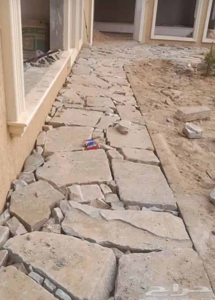 تلبيس الحجر بنواعها ربراب ورص الحجر 1