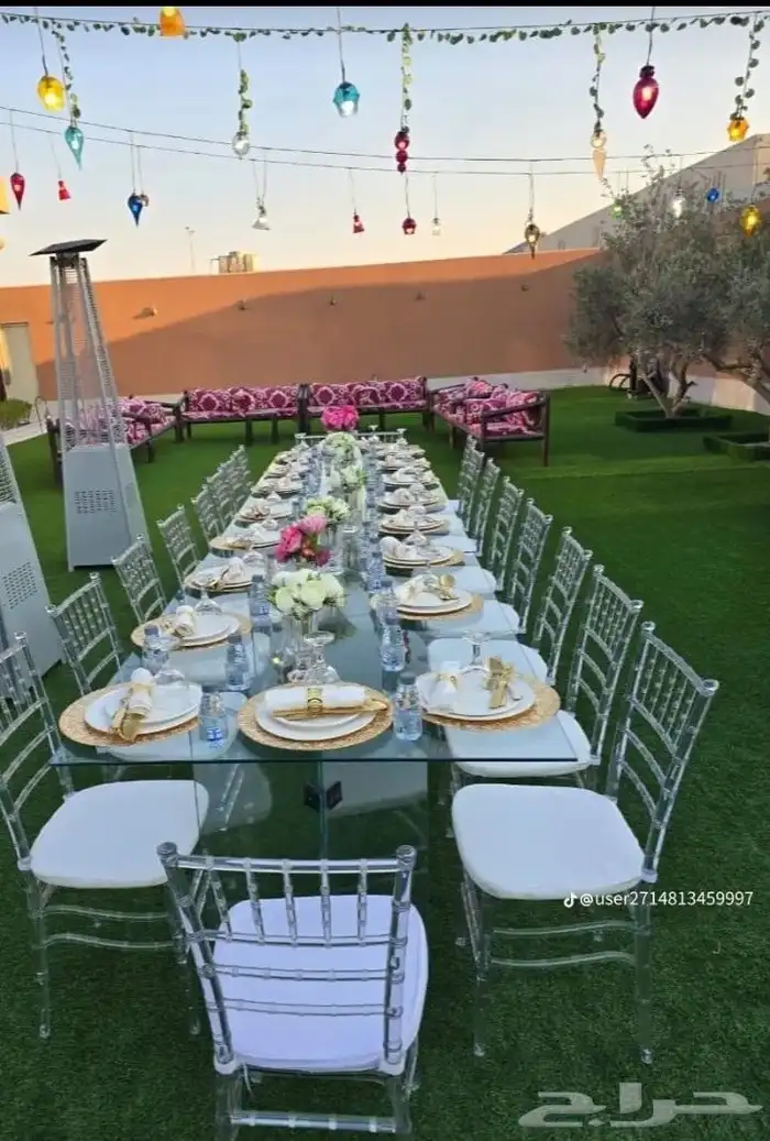 تاجير كراسي وطاولات تاجير جلسات شعبيه قهوجيين وصبابين الرياض 4