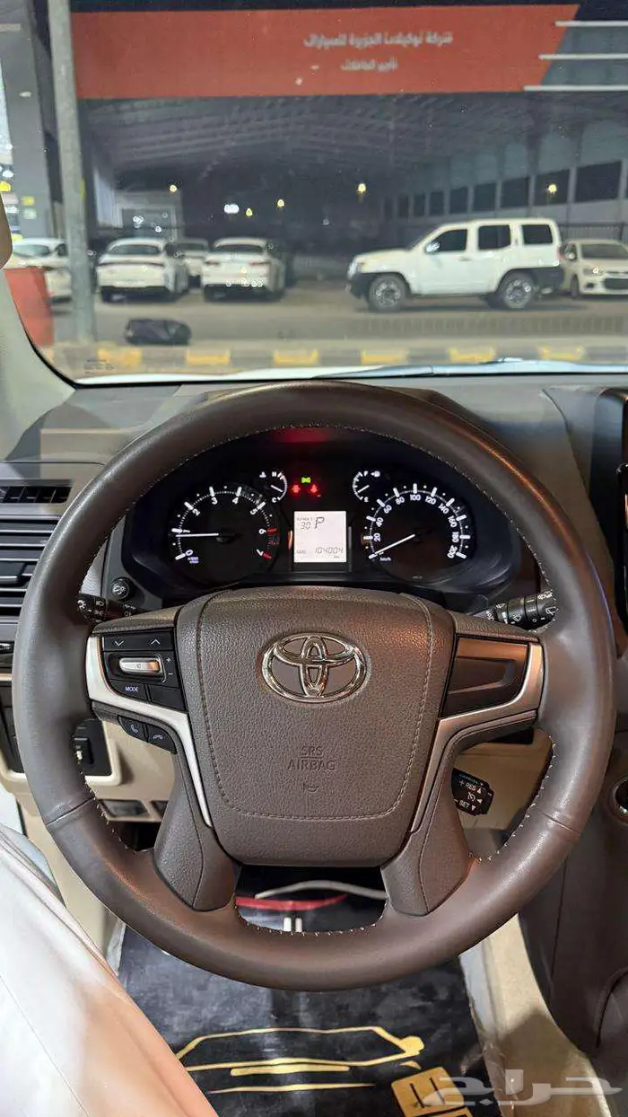 برادو 2021 عداد 104000 فقط فل كامل 6 سلندر 9