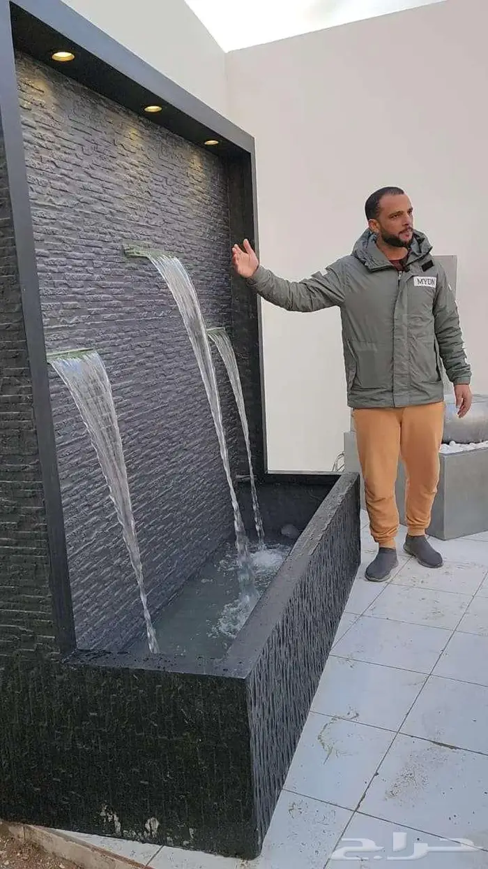 شلالات جاهزة تفصيل بسعر المصنع ونوافير الطائف 35