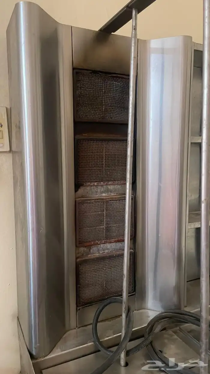 مكينة شاورما عادي وعلى الفحم للبيع 2