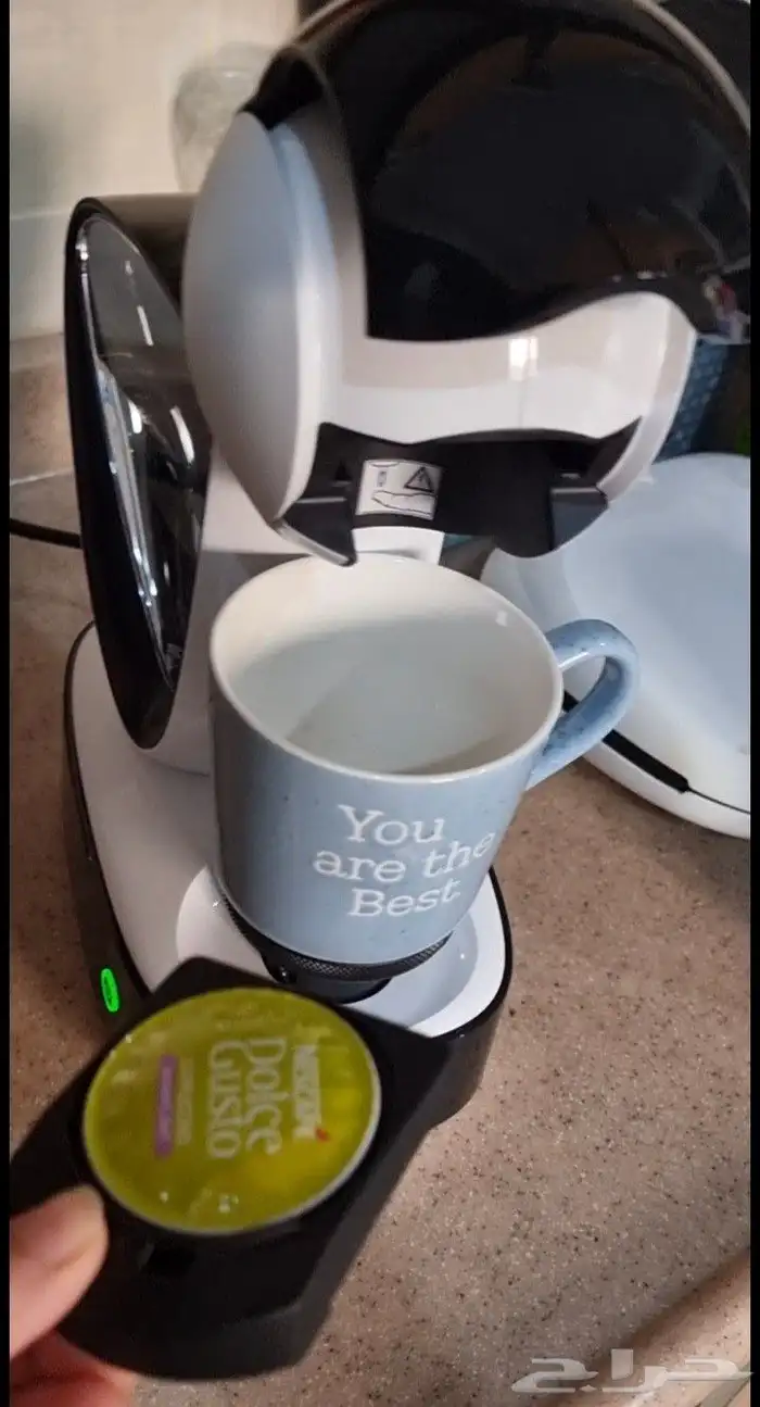 ماكينة دولتشي غوستو بكامل ملحقاتها   كبسولات إسبريسو مجانية 1