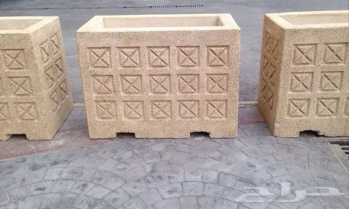 مصدات سيارات حواجز خرسانيه 0