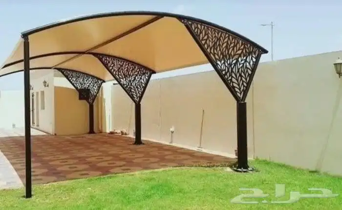 مظلات سواتر تركيب مظلات سواتر حديد سواتر خشبي 9