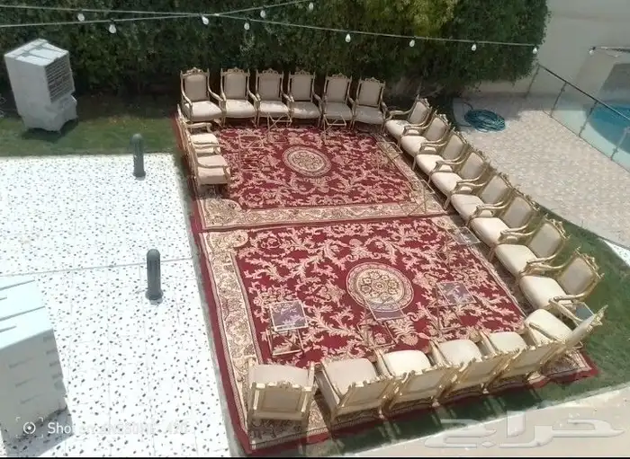 تاجير كراسي وطاولات تاجير جلسات شعبيه قهوجيين وصبابين الرياض 3