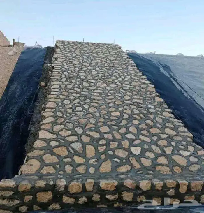 ربراب تثبيت و رص وترصيف حجر وبناء بيشه 1