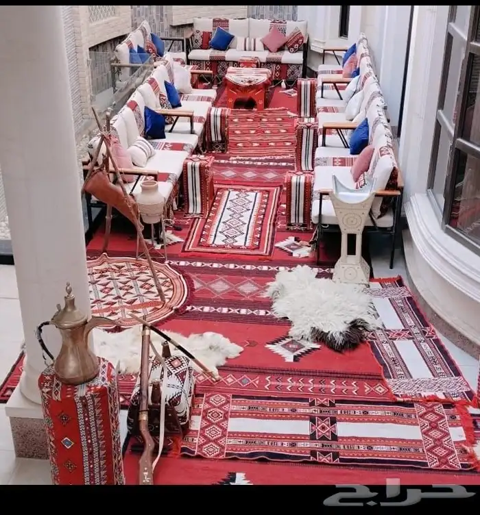 تاجير كراسي وطاوله تاجير جلسات شعبيه تنسيق ما يلزم الحفلات ت 4