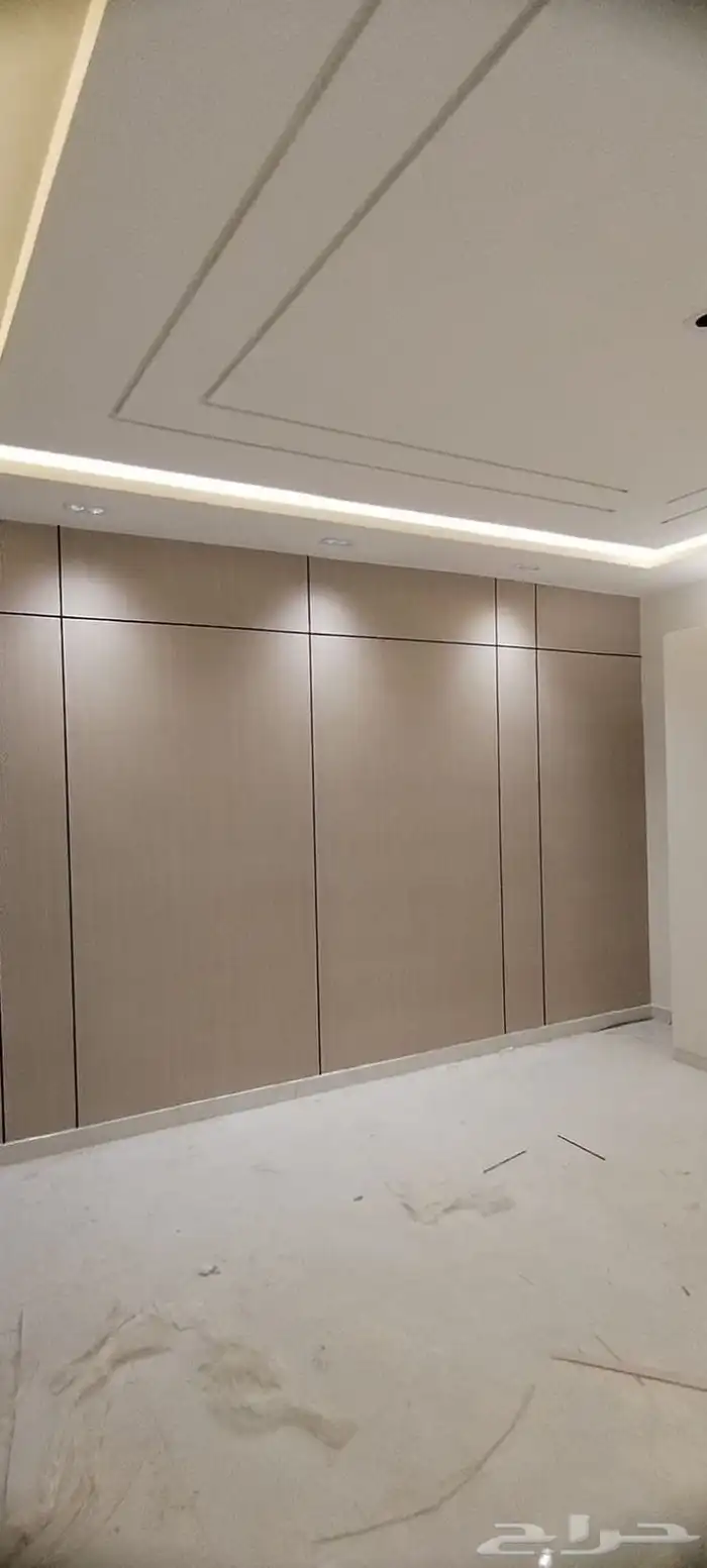 تركيب بديل شيبورد ورق جدران باركيه نعلات فايبر فوم 8