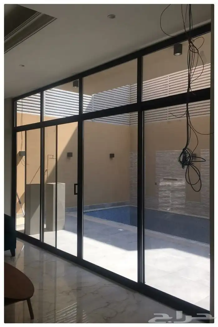 زجاج سكوريت وجهات زجاج سيكريت مكاتب زجاج تفصيل ابواب سيكوريت 3