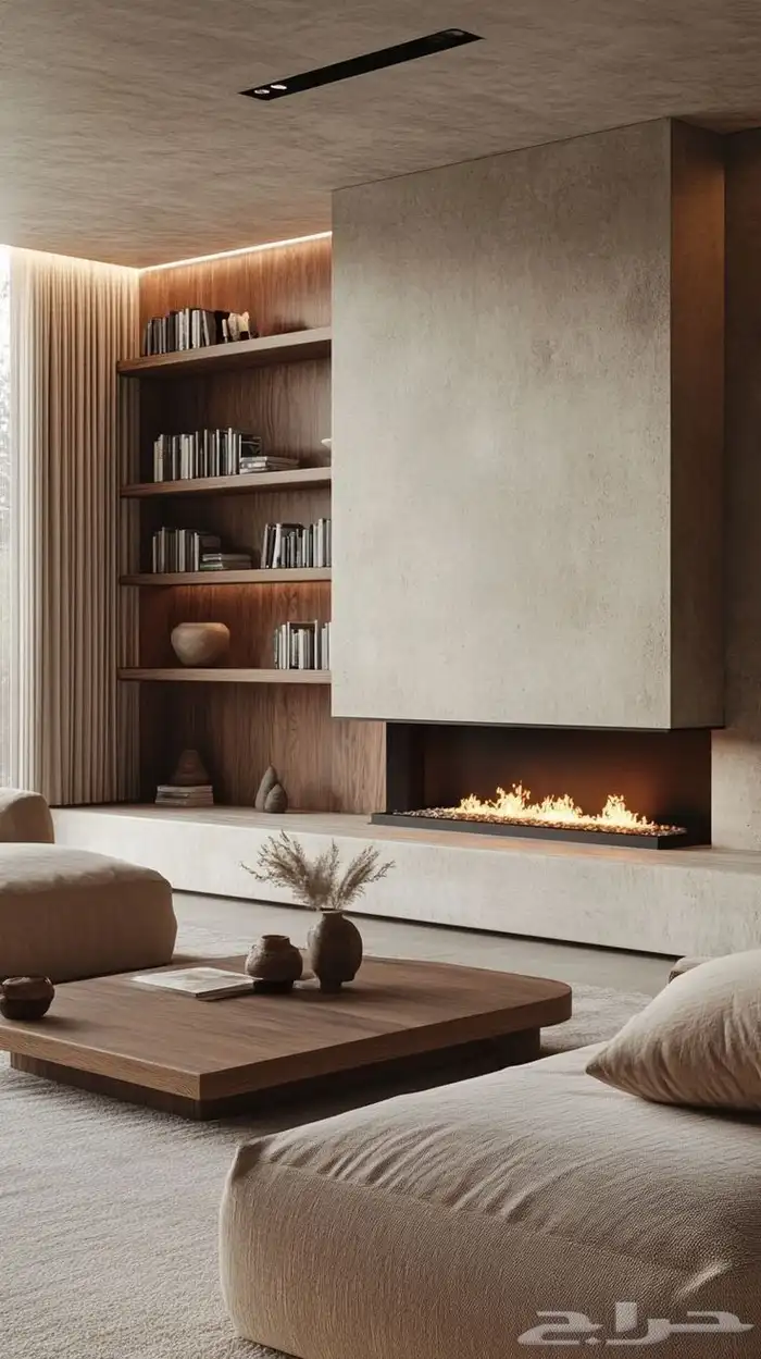 ديكورات داخليه خلفية شاشه بارزه كيرف 7