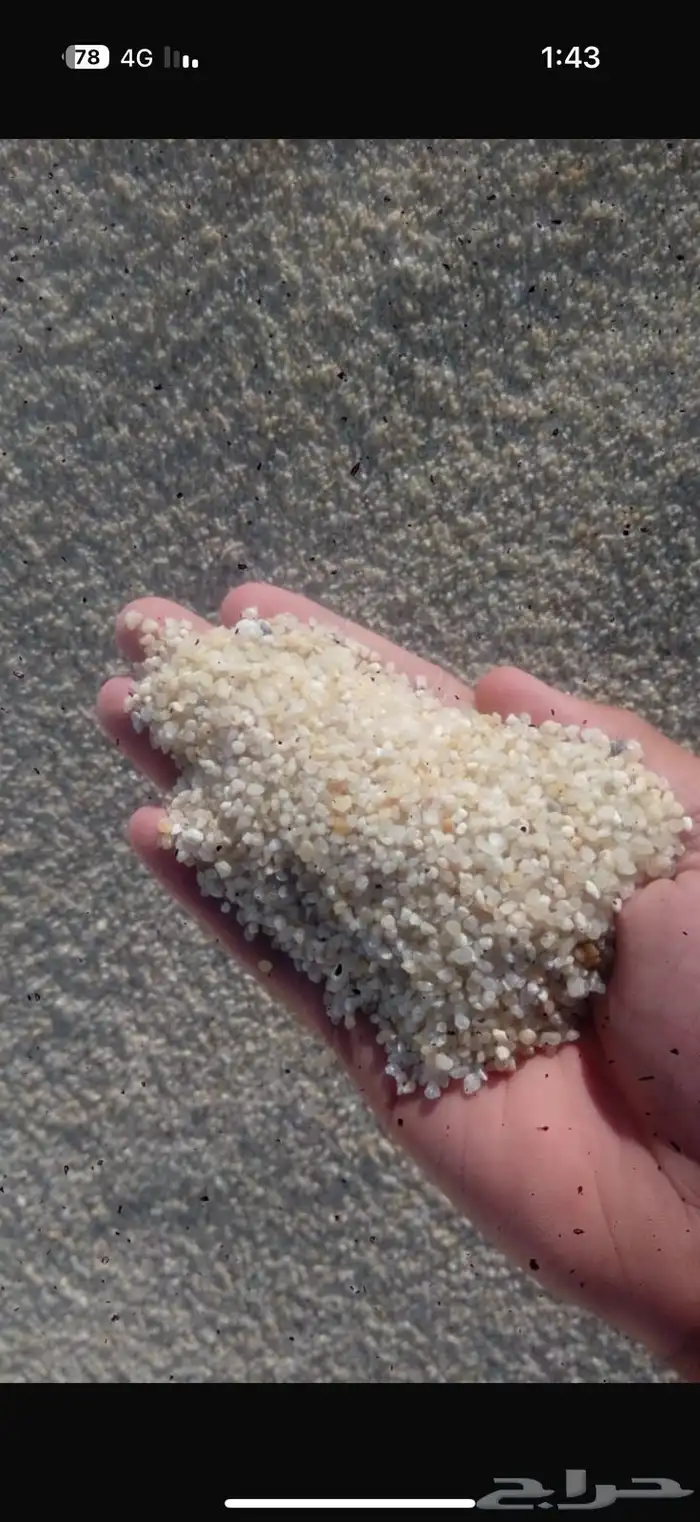 توريد رمل خشن من 2مم حتى 7مم 0