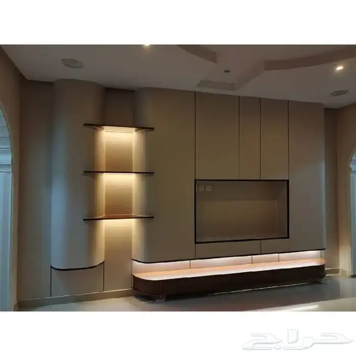 ديكورات داخليه خلفية شاشه بارزه كيرف 2