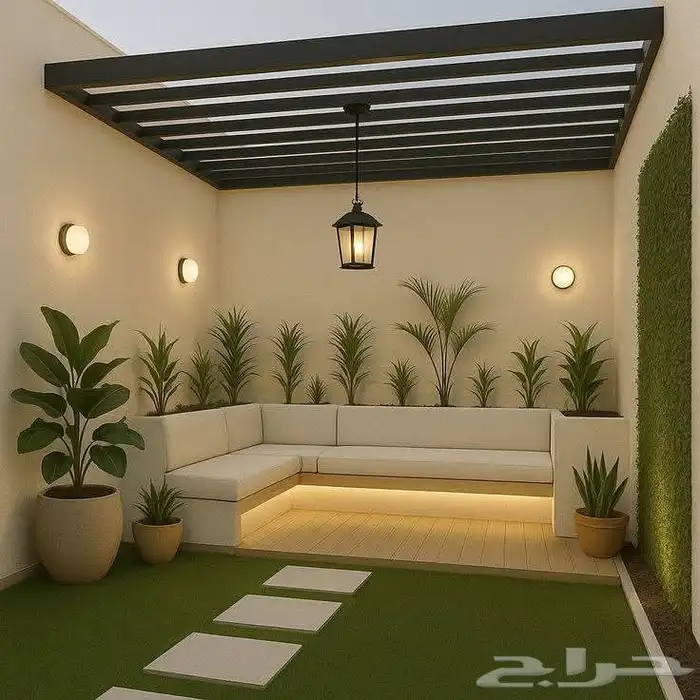 تنسيق الحدائق المنزلية والمقاولات العامه والترميمات الداخليه 1