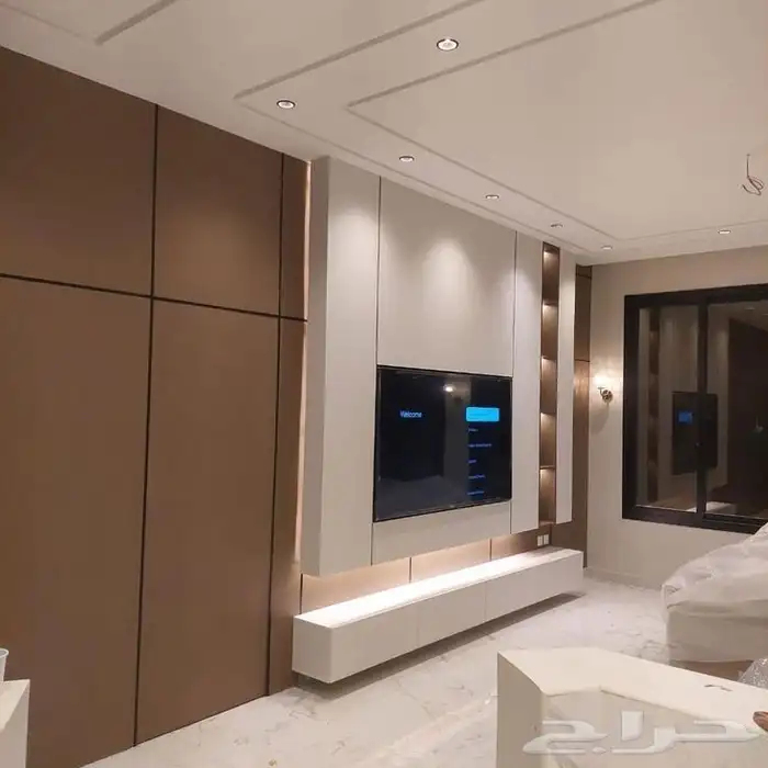 ديكورات داخليه خلفية شاشه بارزه كيرف 1