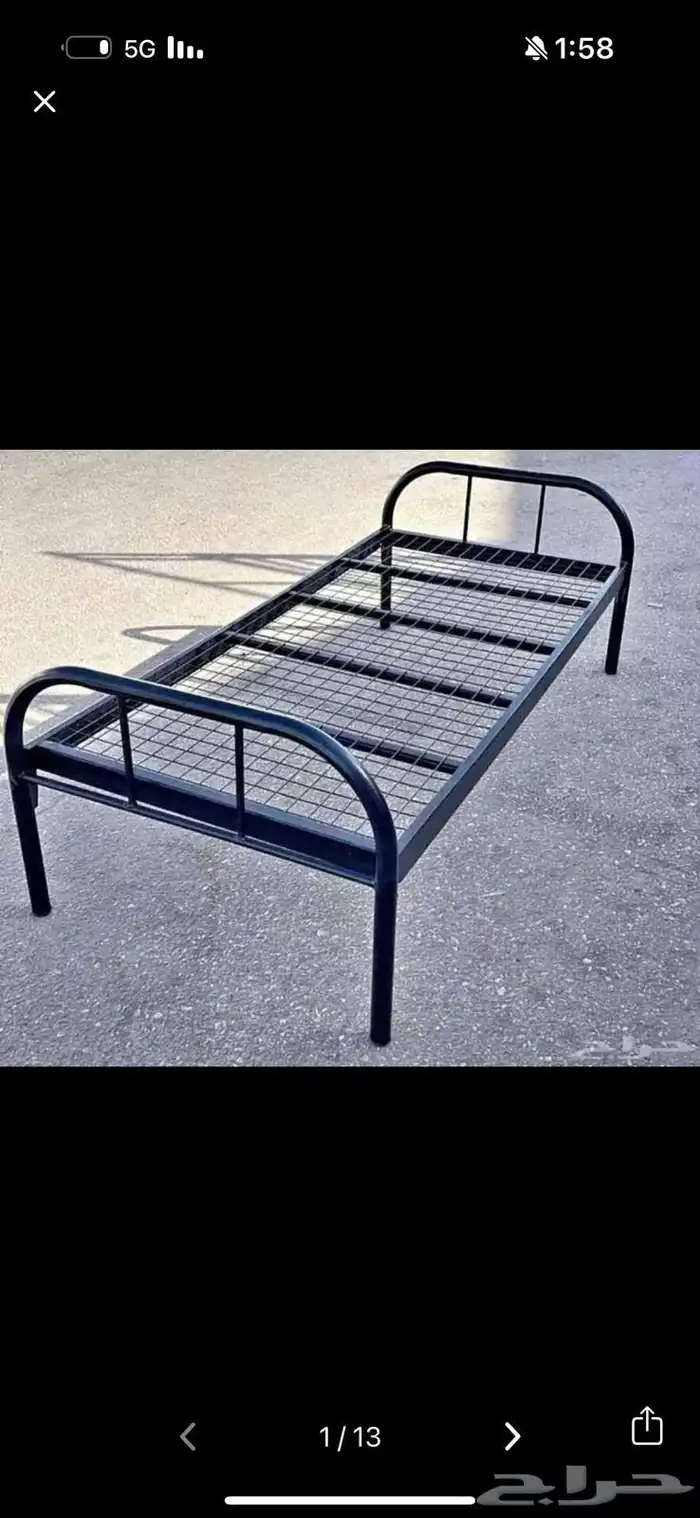 سرير حديد سرير بوكس دولاب ملابس دولاب خشب مفارش بطانية 0