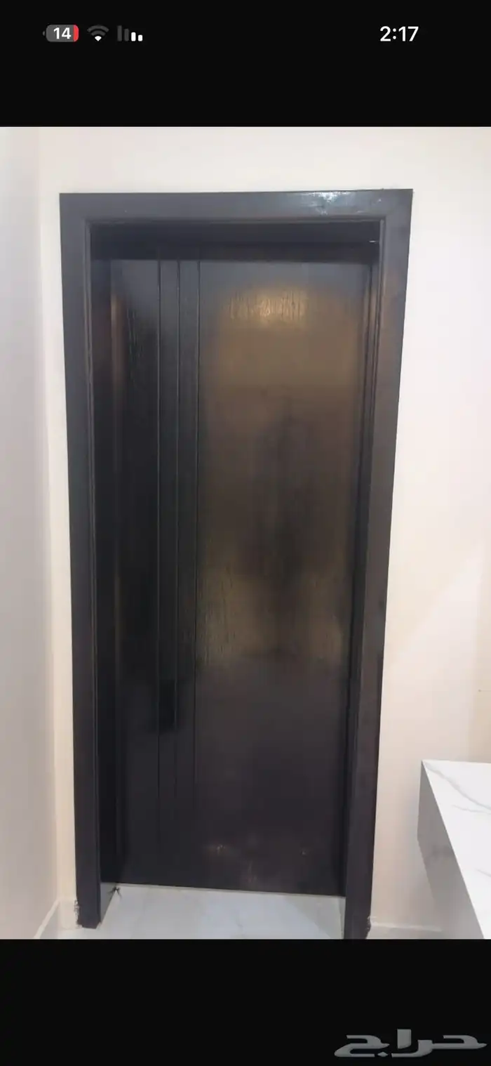 ابواب كبس خشب سويدي ابلاكش مع حلق مع التركيب مع بويا بدون كي 2