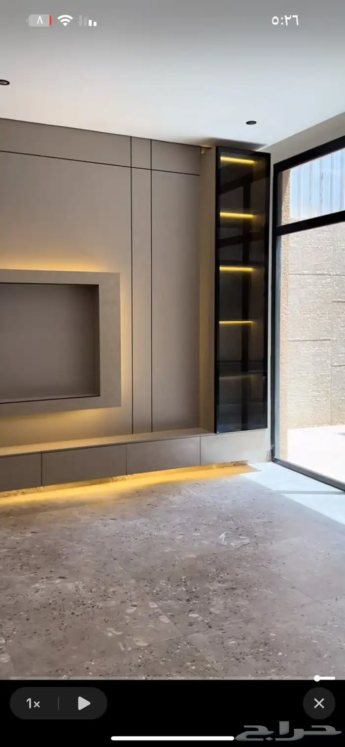 ديكورات داخليه خلفية شاشه بارزه كيرف 14