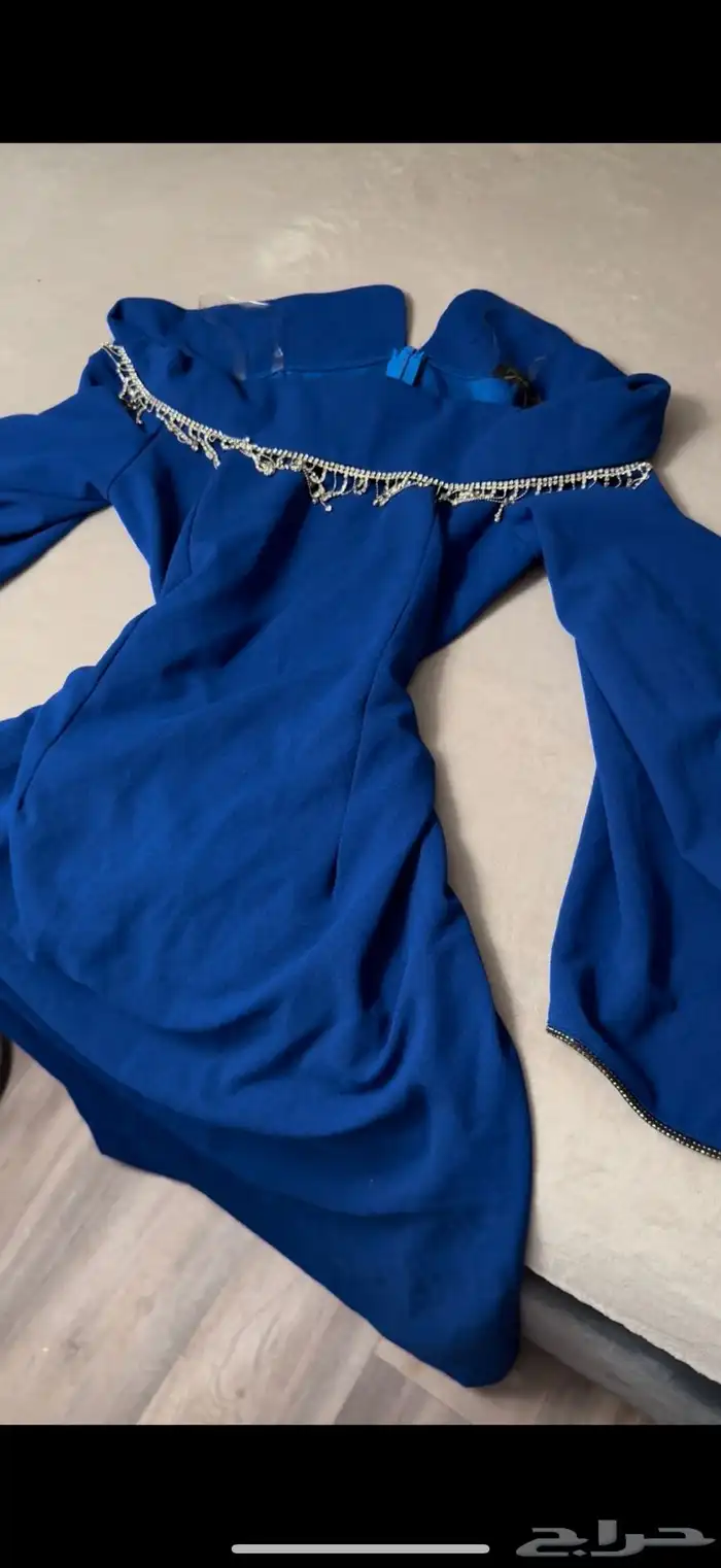 فستان جديد لبس مرهه بس مقاسL استرتش 0