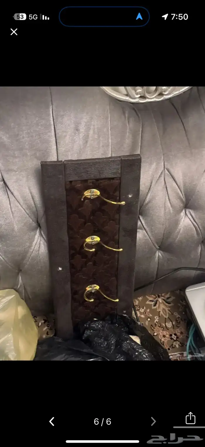 مواعين وفرن كهربائي وحق سمن   مع مخاد مقلط وفرشه صغيره 0