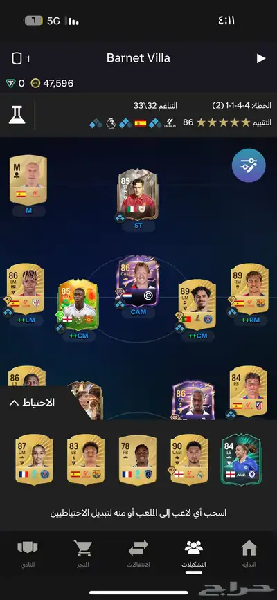 حساب فيفا بي سيfc index