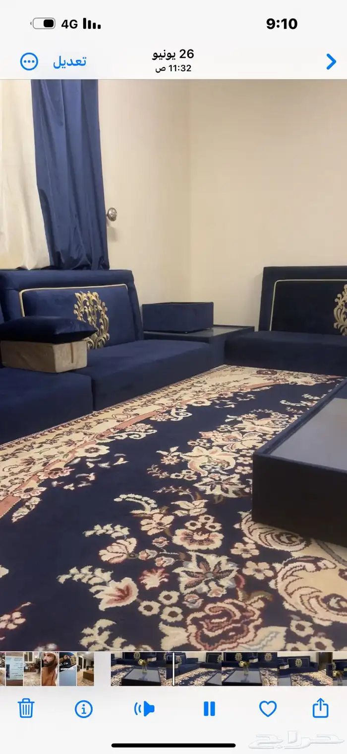 دور واسع ونظيف وتشطيب انيق للايجار الشهري او اليومي 2