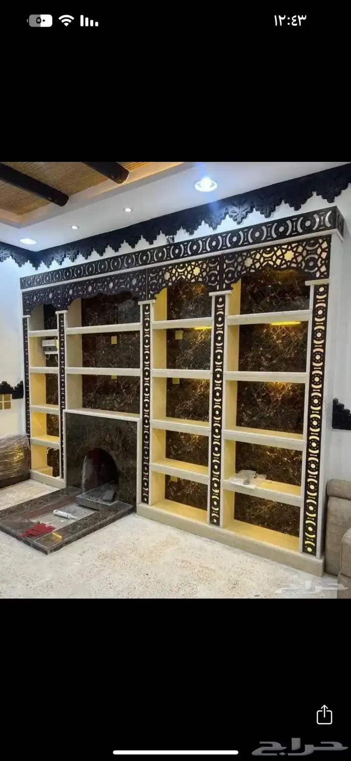 مشبات رخام مشبات خشب ليزر كافه اعمال ابو بسام السوري 5