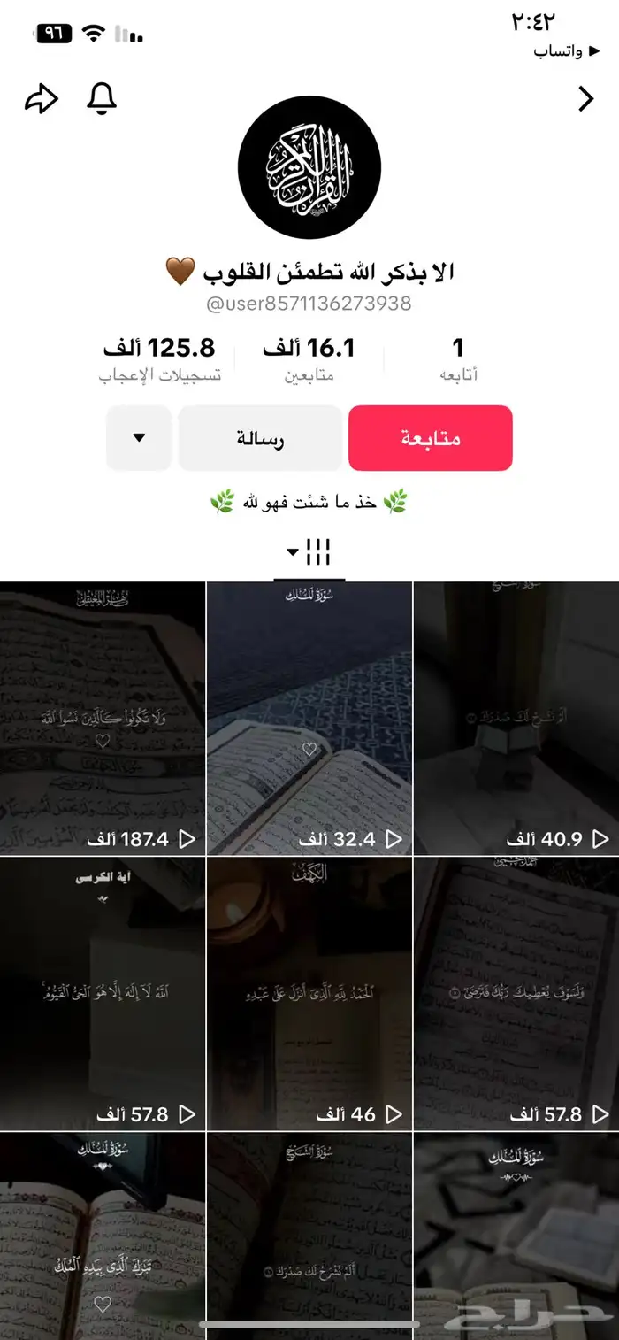 حسابات ممتازه قانونيه تيك توك اعداد مختلفه 1