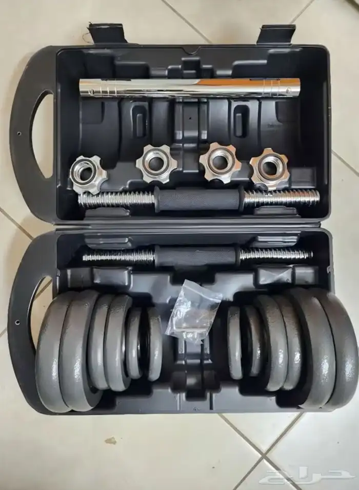 أدوات رياضة _ طقم دمبل وزن مدمج وزن 20 كجم 3