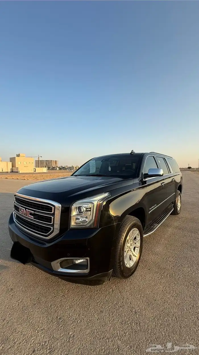 يوكن GMC 2016 طويل أسود SLT 8