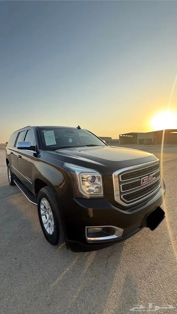 يوكن GMC 2016 طويل أسود SLT 4