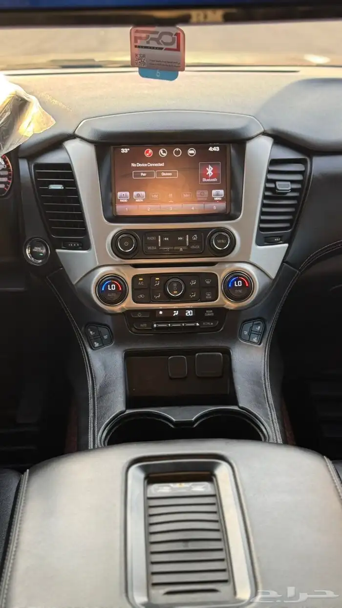 يوكن GMC 2016 طويل أسود SLT 42