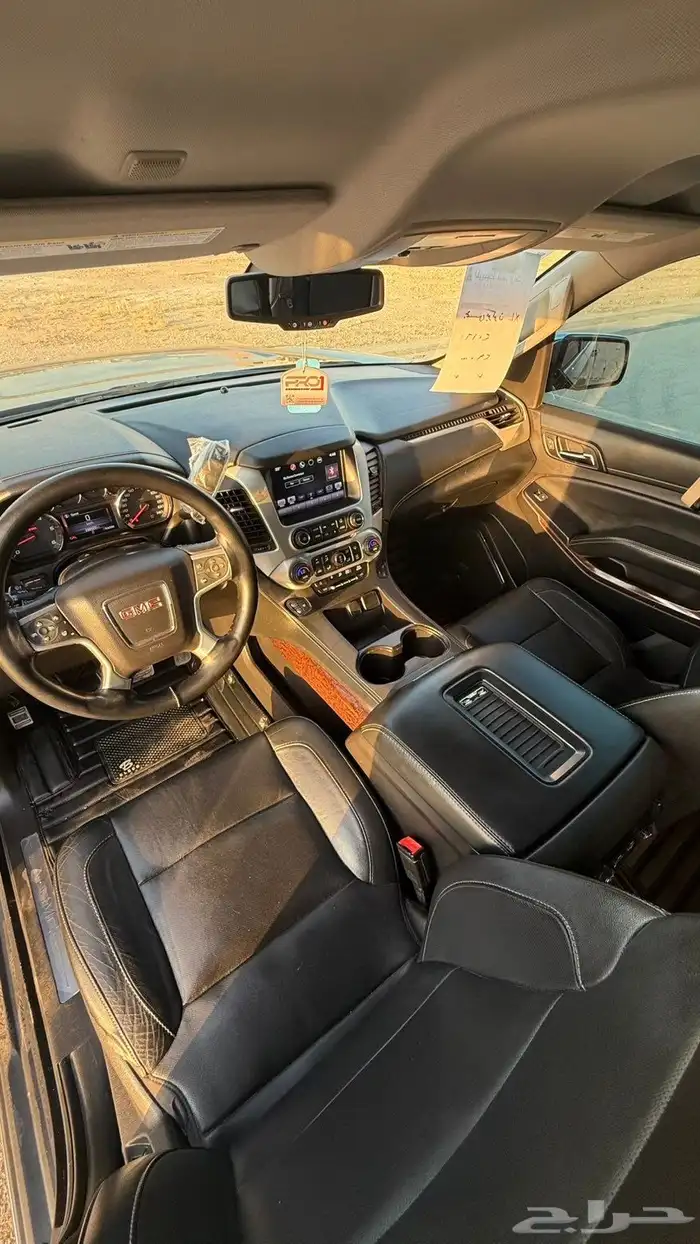 يوكن GMC 2016 طويل أسود SLT 55