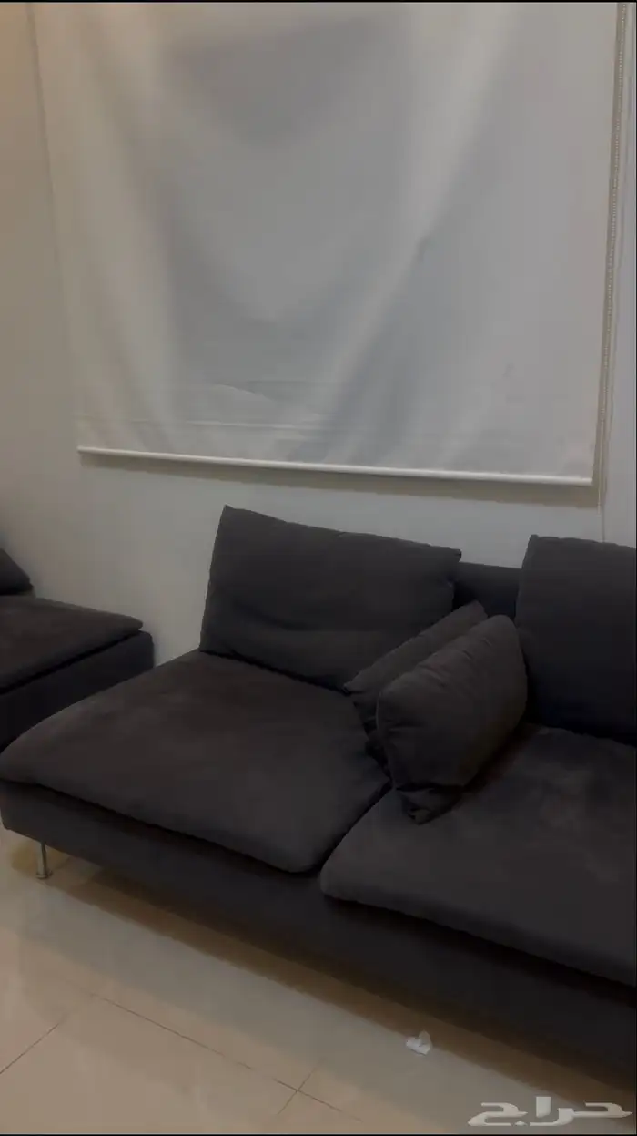 طقم كنب ايكيا فاخر استعمال خفيف 2