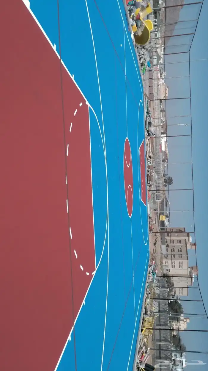 أرضيات ملاعب اكريليك 3