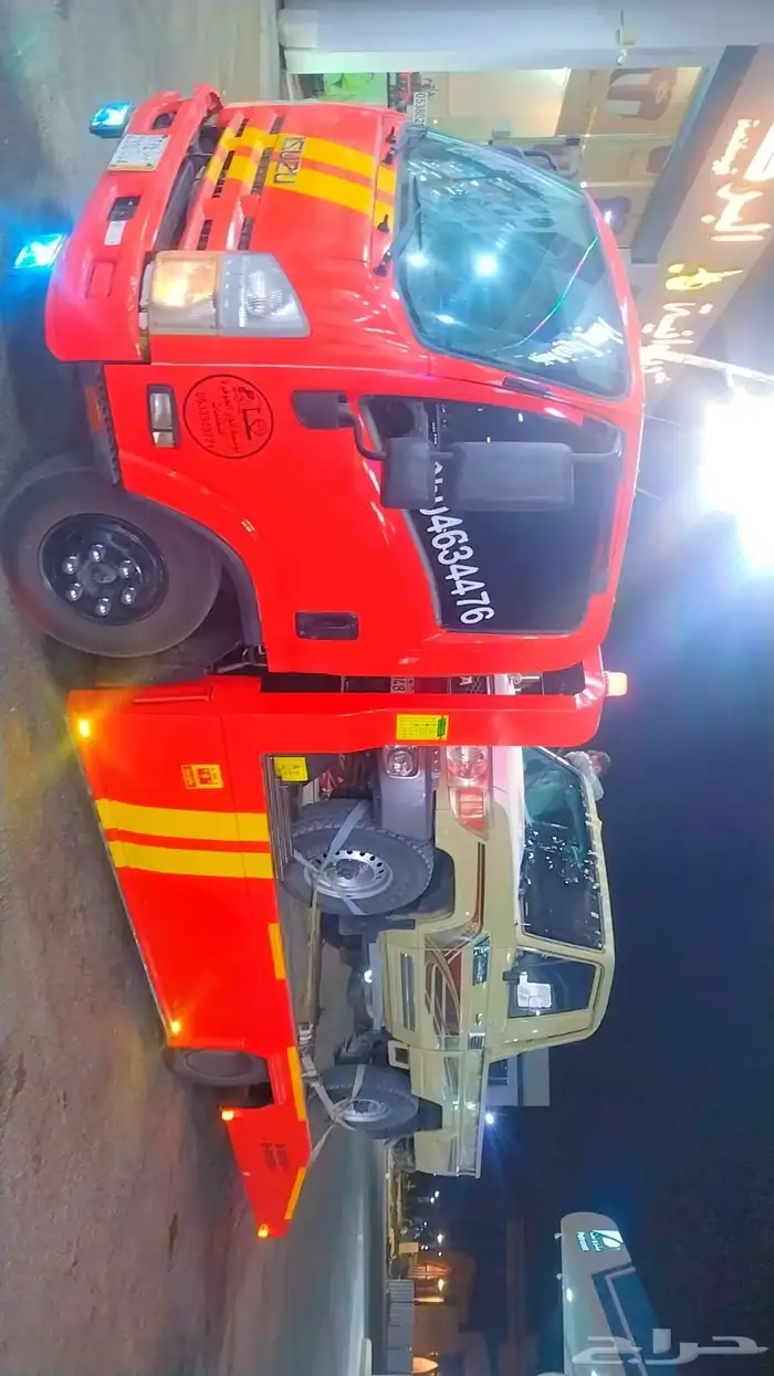 صطحه متواجد في حفرالباطن لانقل جميع انواع السيارات 0