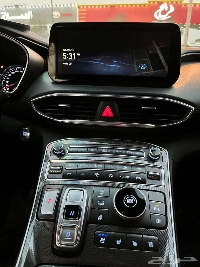 سنتافي ديزل 2021 بصمة شاشة ردار نقاط عمياء مكينة 2200 22