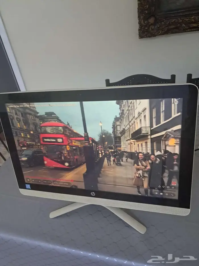 كمبيوتر مكتبي hp شاشة لمس 8