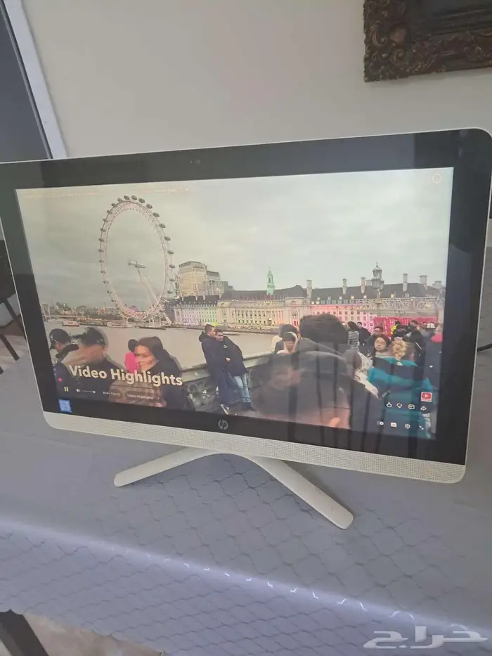 كمبيوتر مكتبي hp شاشة لمس 10