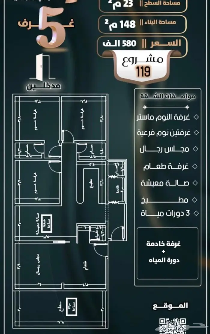 ملحق 5 غرف حي الصفا تحت الانشاء 0