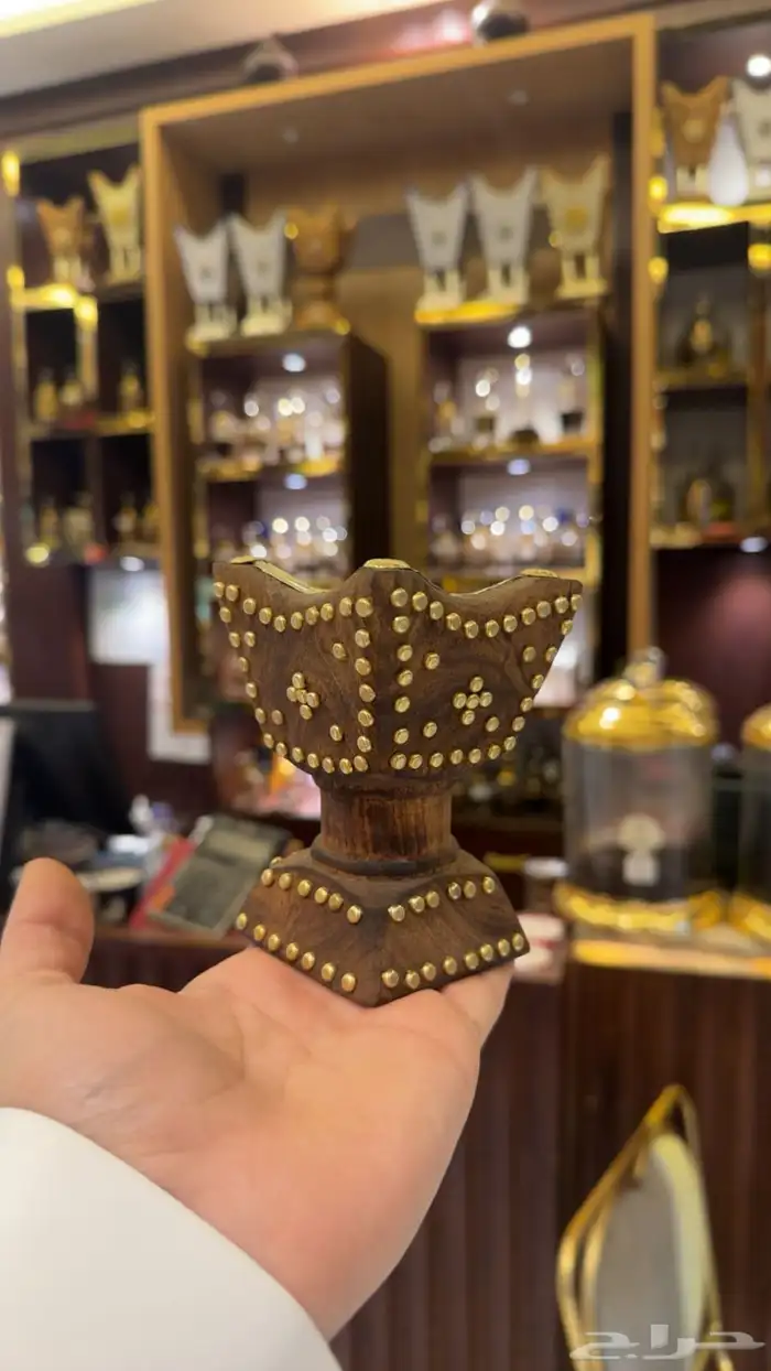 مباخر نحت خشب اثل طبيعي فاخرة 3