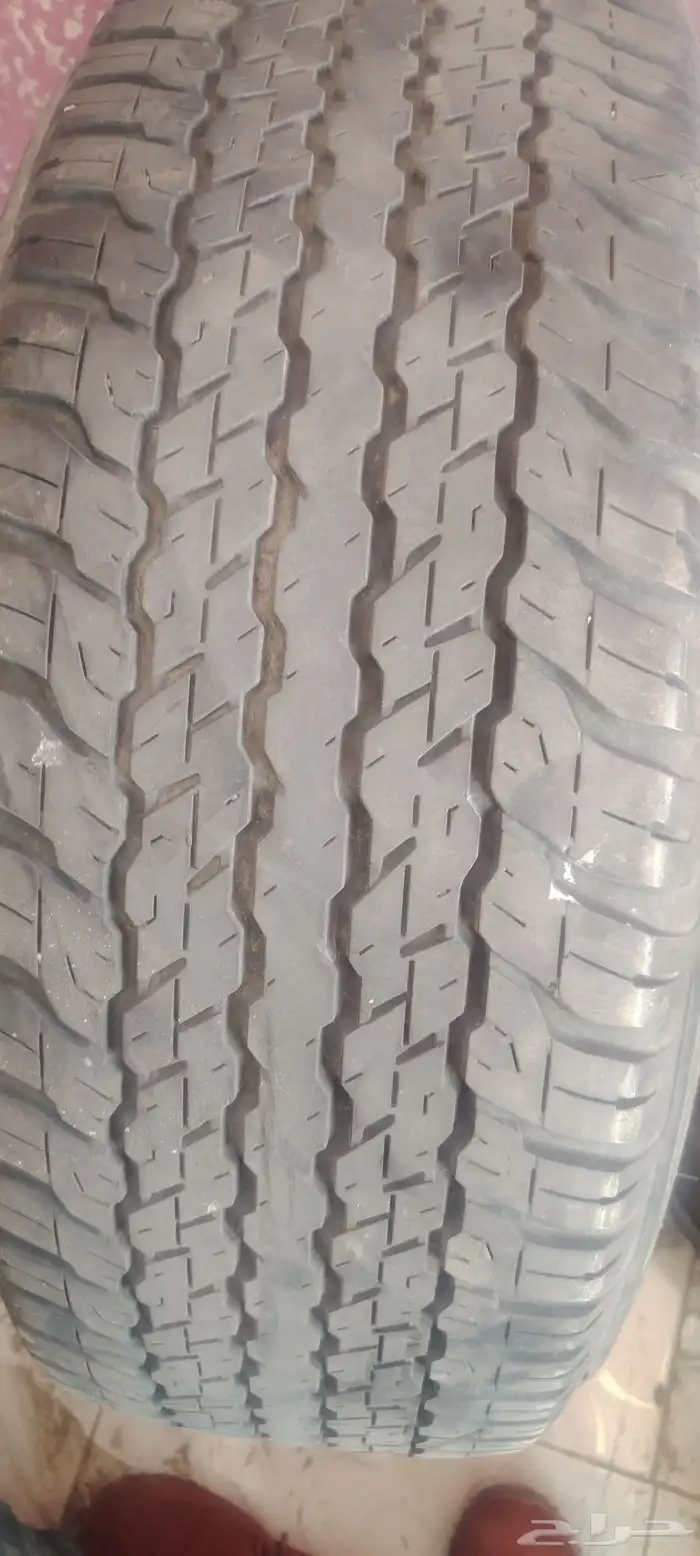 كفرات مستعمل نضيف مقاس 265 65 17 2