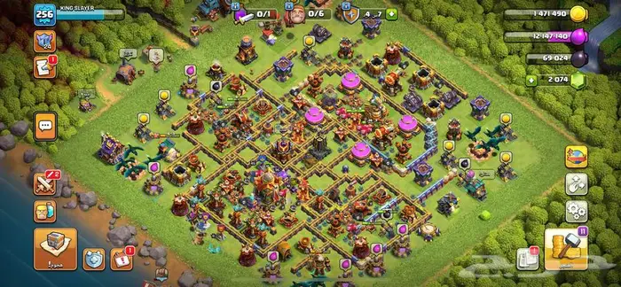 كلاش اوف كلانس تاون هول 16 ماكس 0