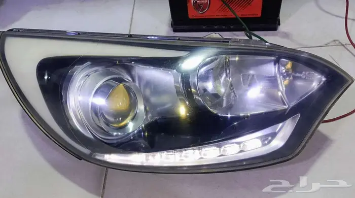 شمعه يمين كيا ريو ليد هاتش باك اصلي نظيف 0