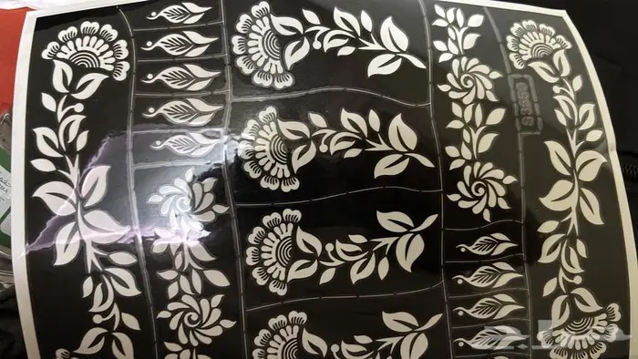 نقوش حنا وطرحات اماراتي وشالات خياطة 2