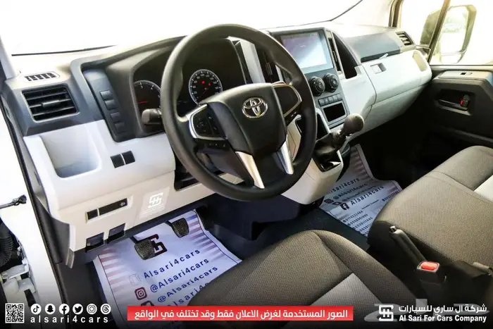 تويوتا هايس بضاعة سقف عالي ديزل 2025 اقساط بنوك وشركات 24