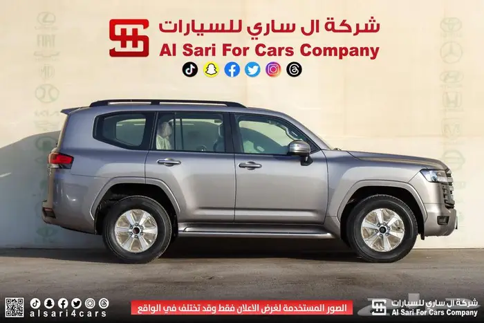 تويوتا لاند كروزر GXR L2 2025 اقساط بنوك وشركات 12