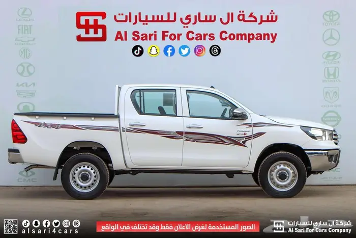 تويوتا هايلوكس GL2 ديزل دبل 2025 اقساط بنوك وشركات 9