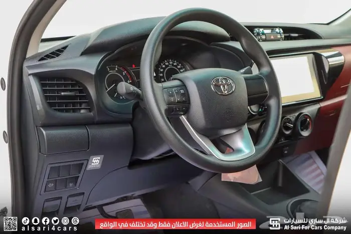 تويوتا هايلوكس GL2 ديزل دبل 2025 اقساط بنوك وشركات 24